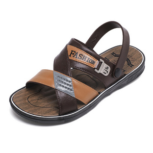 Topsion 2023 Trending Low Price Men Wholesale Slide Laser Cutting Arabic Sandals Thailand