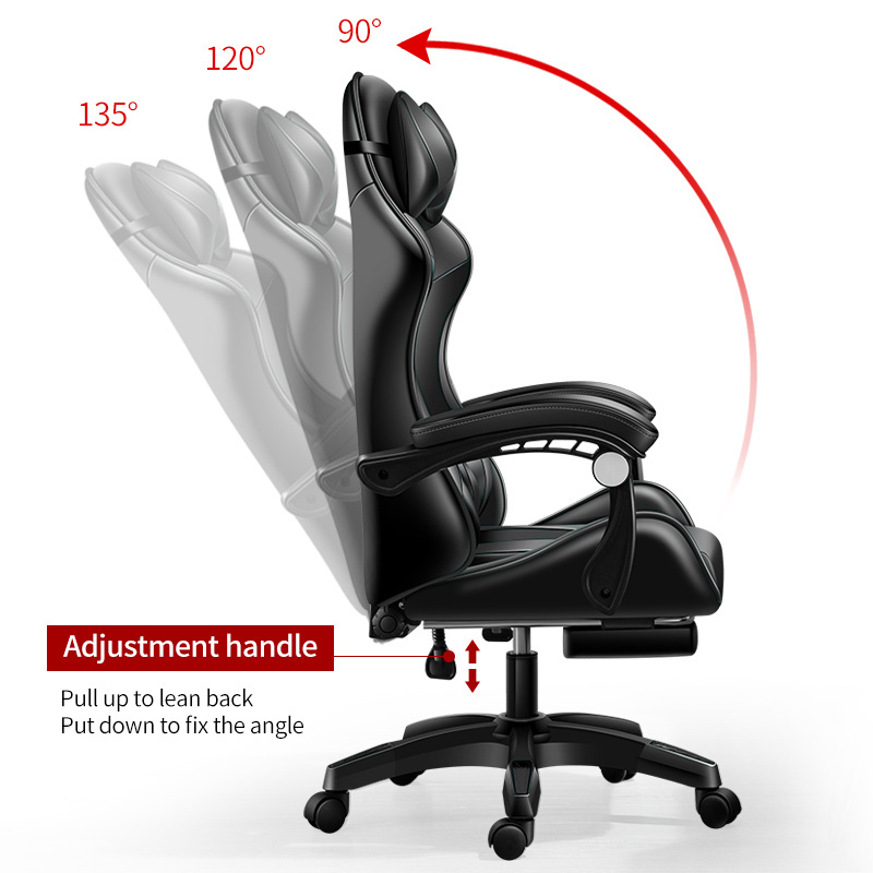 Modern PC Silla Gamer Luxury Swivel Cheap PU Leather Racing Home Computer Office Gaming Chair