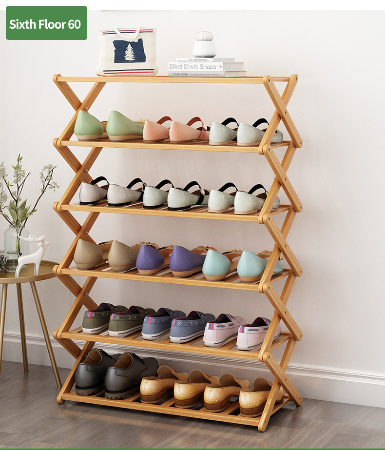 Living room furniture wooden portable storage shelves cabinet modern shoe organizer shoe racks