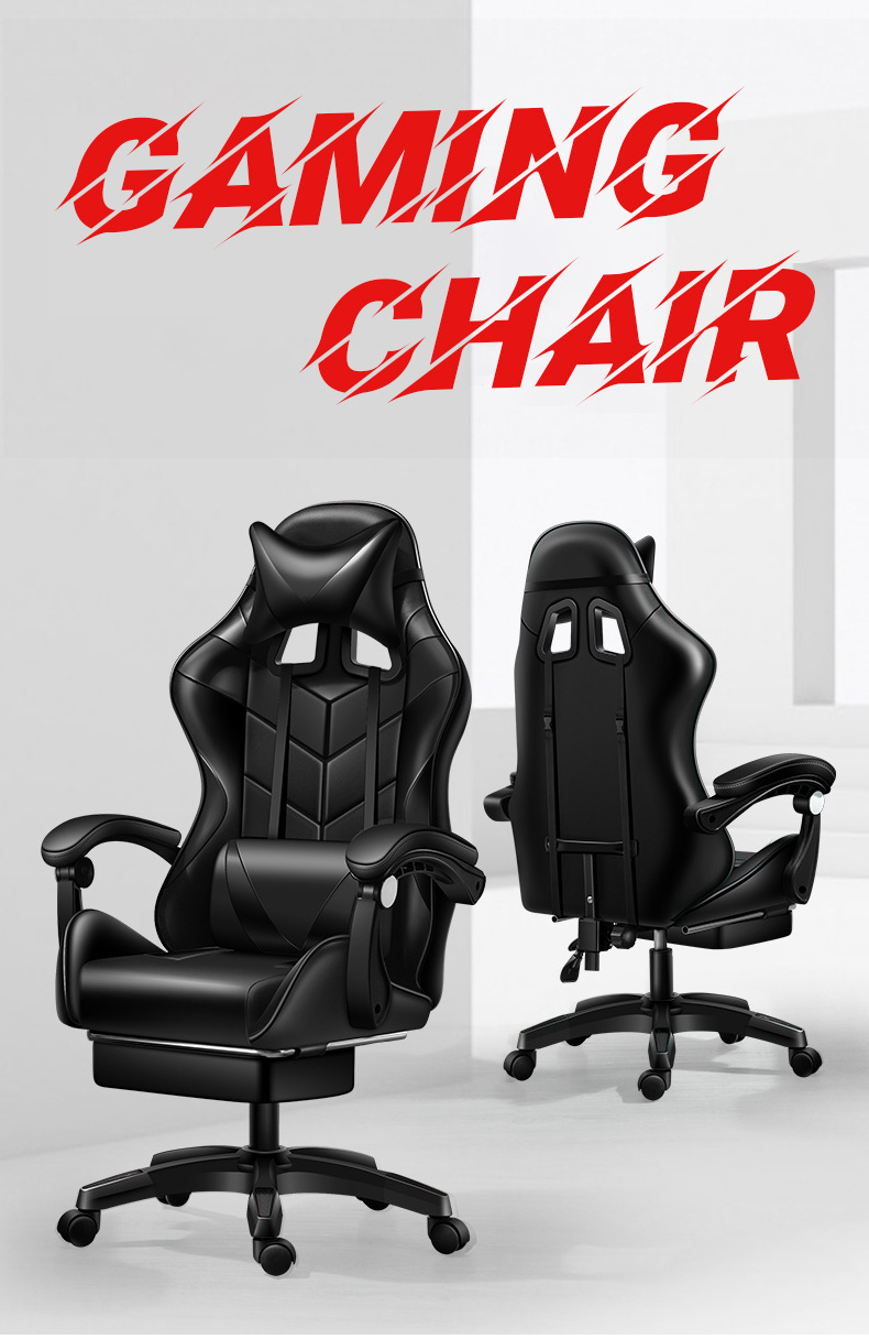 Modern PC Silla Gamer Luxury Swivel Cheap PU Leather Racing Home Computer Office Gaming Chair