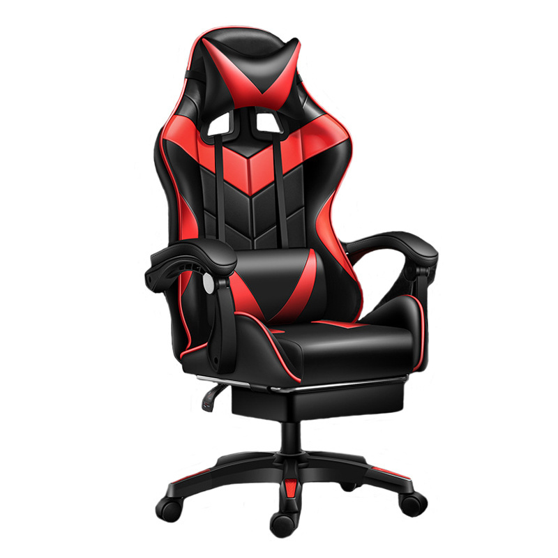 Cheap Leather Fabric Pillow Reclining Pink PC Gamer Racing Style Office Computer Racing Gaming Chair with Wheels