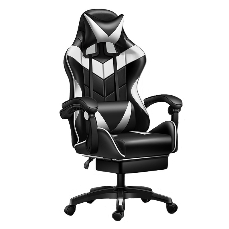 Cheap Leather Fabric Pillow Reclining Pink PC Gamer Racing Style Office Computer Racing Gaming Chair with Wheels