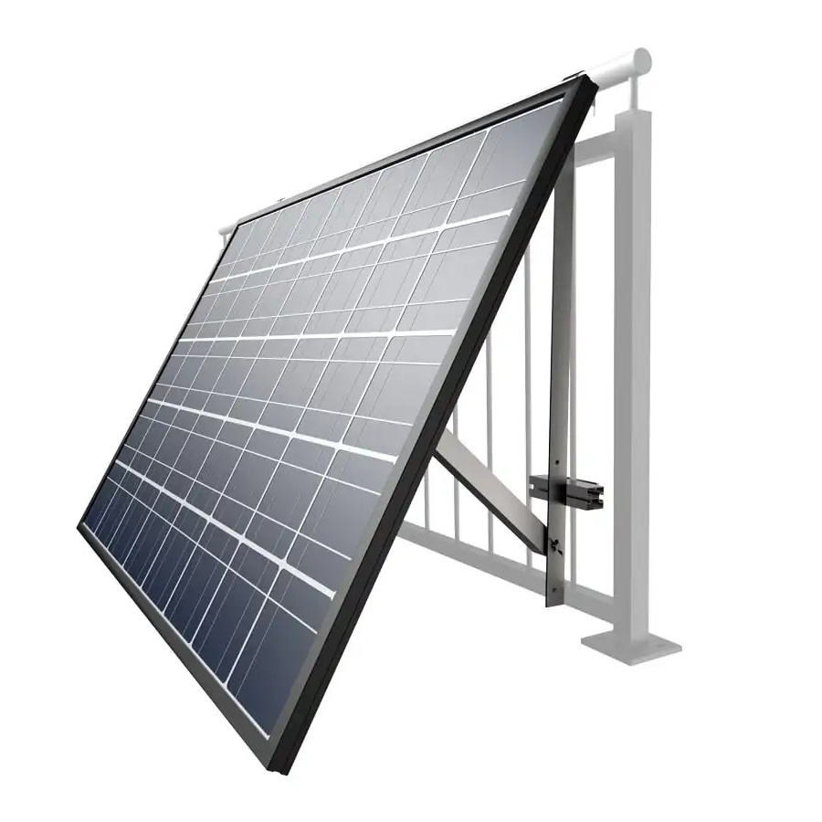 Plug and Play On Grid Mirco Inverter 100W 1200W 1600W Home Solar Balcony Mounting System  Kits With Solar Panel