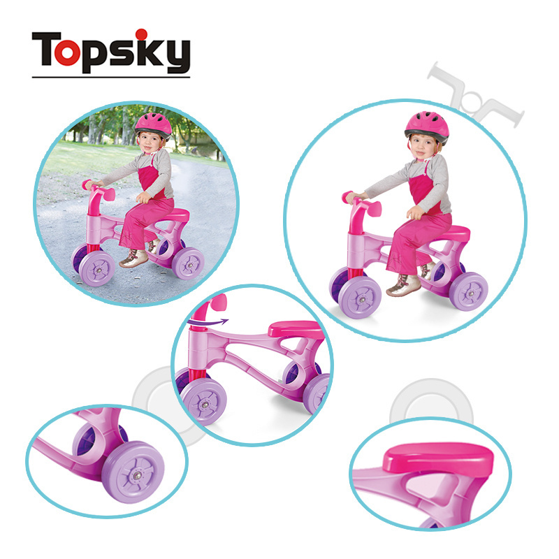 New model custom toy baby ride on car children balance 4 wheel bike ride on bike