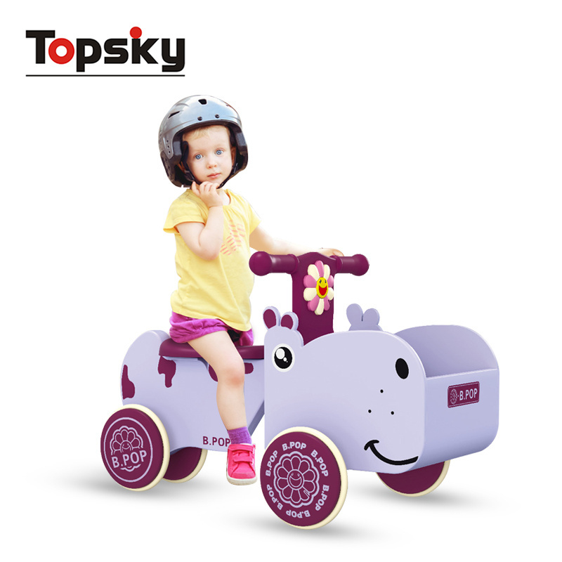 Kids ride on car electric walker music car children no pedal 4 wheel baby balance bike toys for toddler to drive