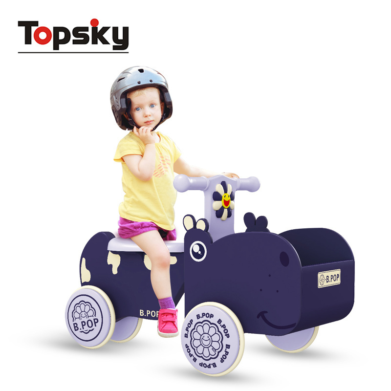 Kids ride on car electric walker music car children no pedal 4 wheel baby balance bike toys for toddler to drive