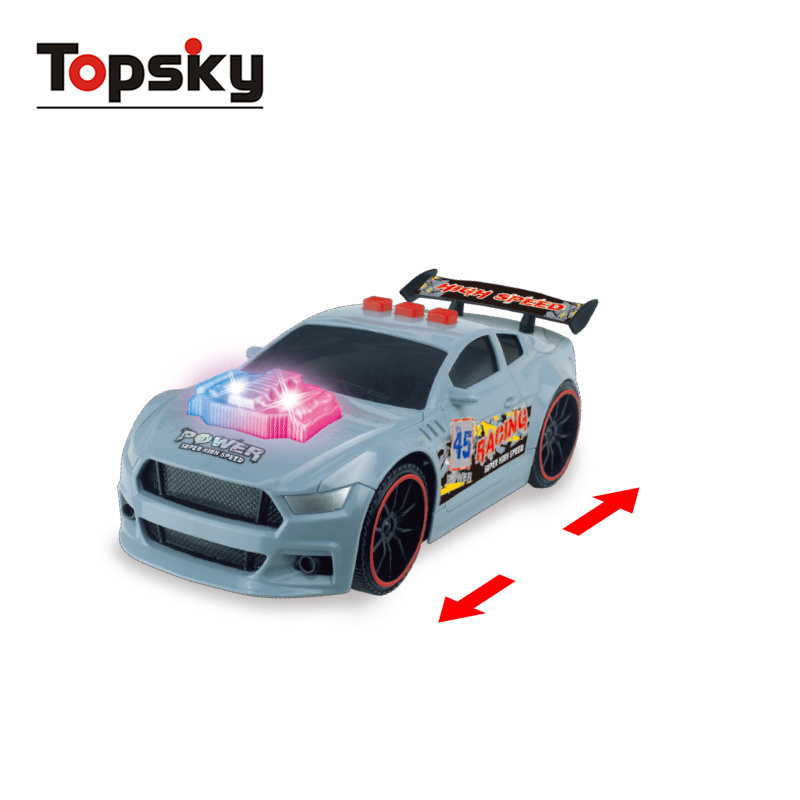 High speed electric car smart sport racing toys car model vehicle with sounds and 3D lights gifts toys for kids boys