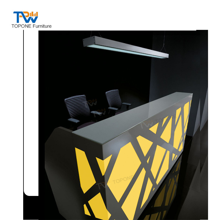 Customized Size Solid Surface Restaurant Nightclub Wine Bar Illuminated Led Bar Counter Design