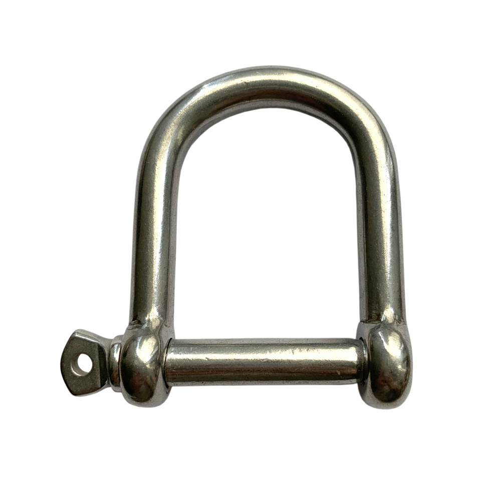 High quality rigging hardware Stainless Steel Wide D Shackle