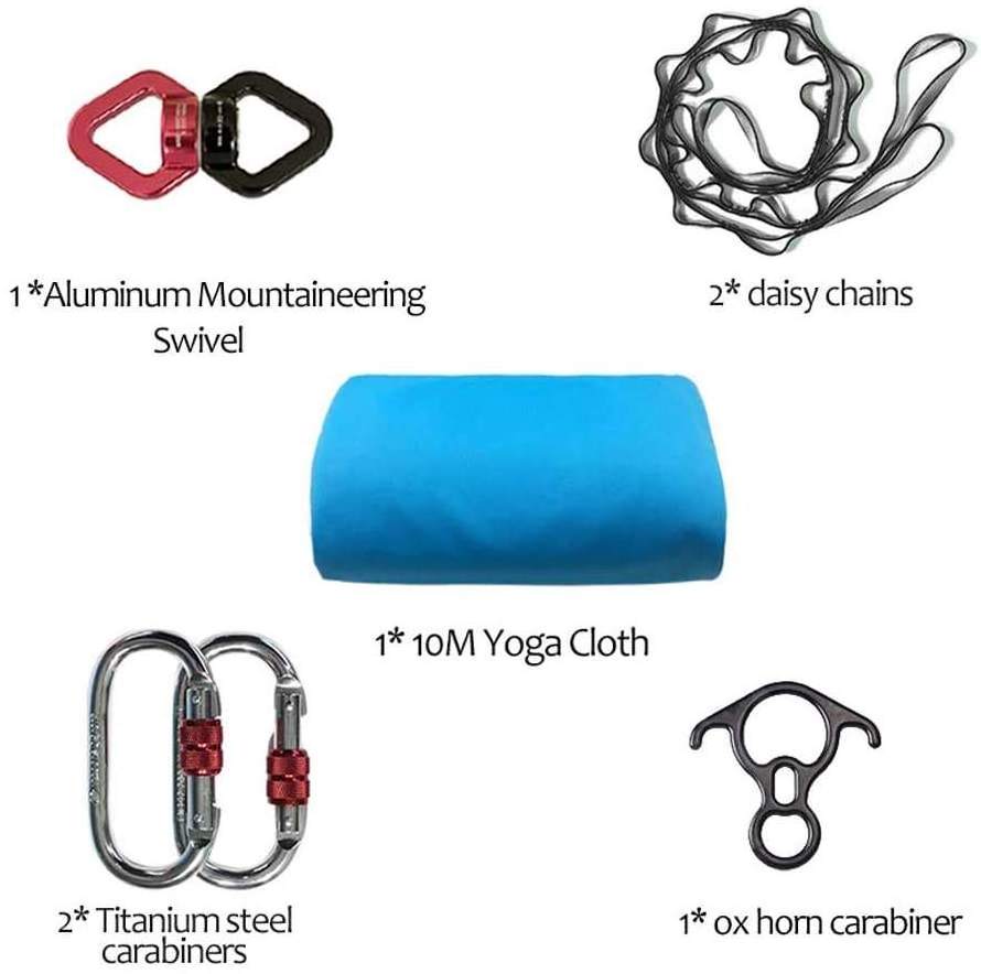 Air Yoga Hammock For Aerial Yoga Fly Dance Aerial Silks Yoga Swing Kit Hammock