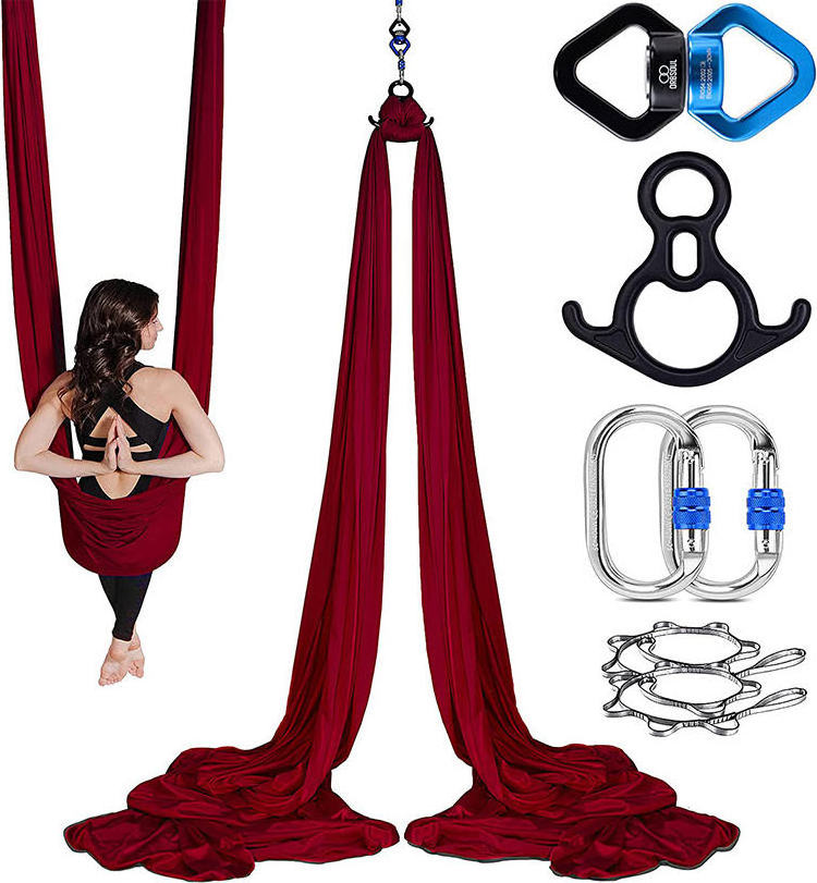 Air Yoga Hammock For Aerial Yoga Fly Dance Aerial Silks Yoga Swing Kit Hammock