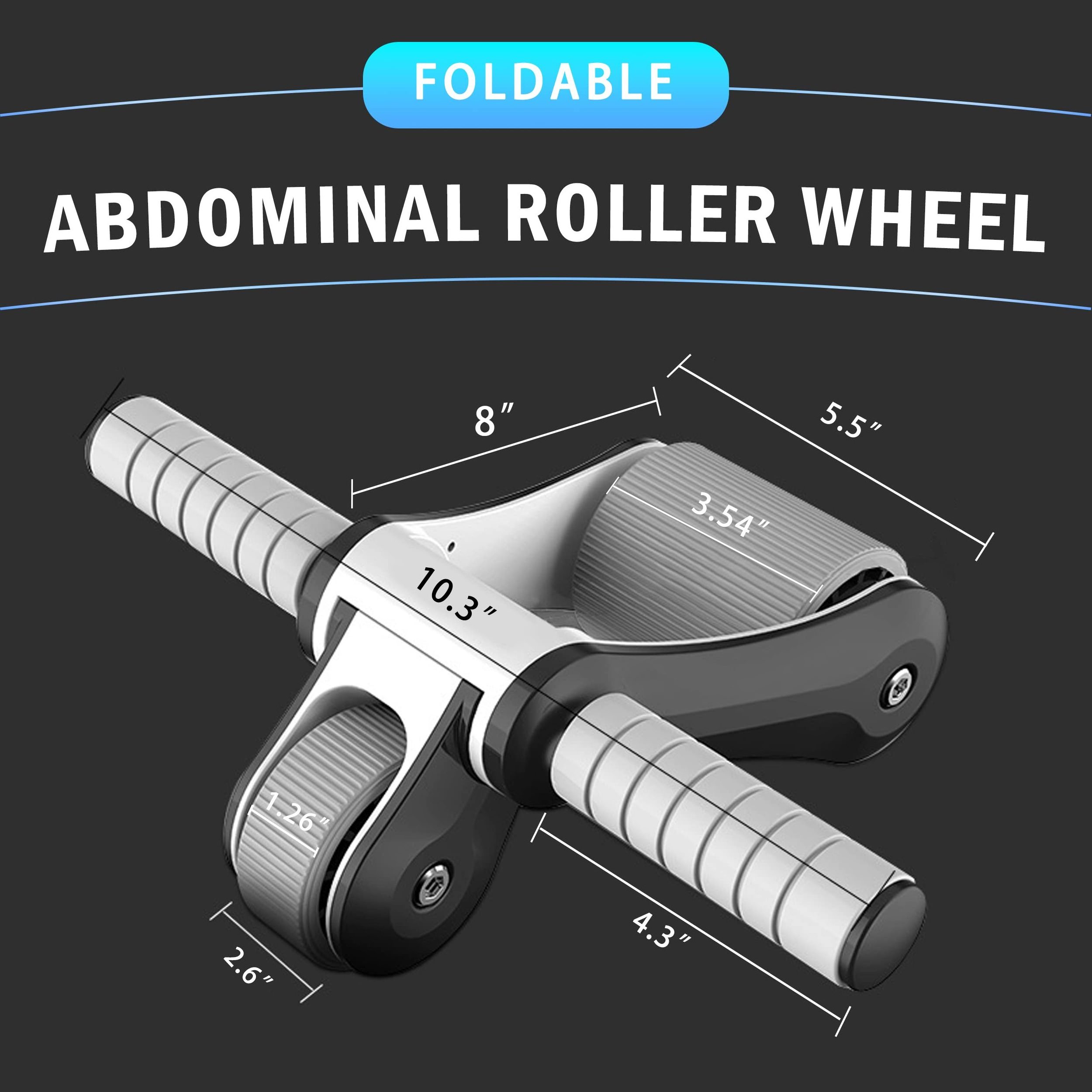 Home Exercise Abdominal Wheel Foldable Perfect Fitness Ab Carver Abdominal Roller Wheel Foldable Gym AB Wheel Rollers