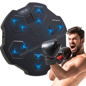 New Design Smart Liteboxer One Punch Music Boxing Electronic Boxing Practice Wall Lights Mounted Punching Bluetooth Music Boxing