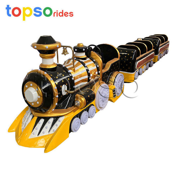 Amusement Park Shopping Mall  Dudu Fast Trackless Train Rides Kids Mini Electric Train