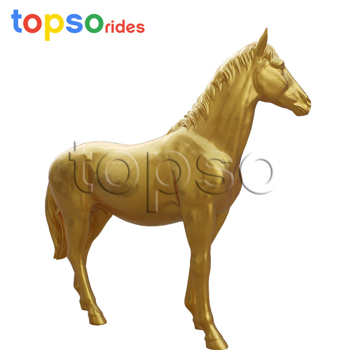 Lifesize Fiberglass Horse For Sale/Artificial Life-sized Fiberglass Horse