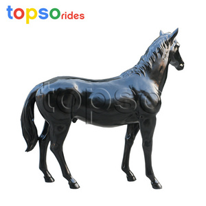 Lifesize Fiberglass Horse For Sale/Artificial Life-sized Fiberglass Horse