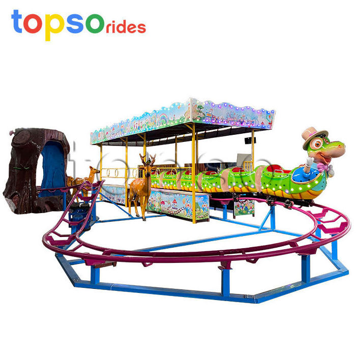 2021 New Product Luxury Fruit Worm Roller Coaster Ride For Kids And Adult