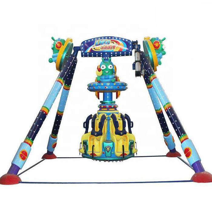 Kiddy swing type rides small pendulum carnival led lights rides