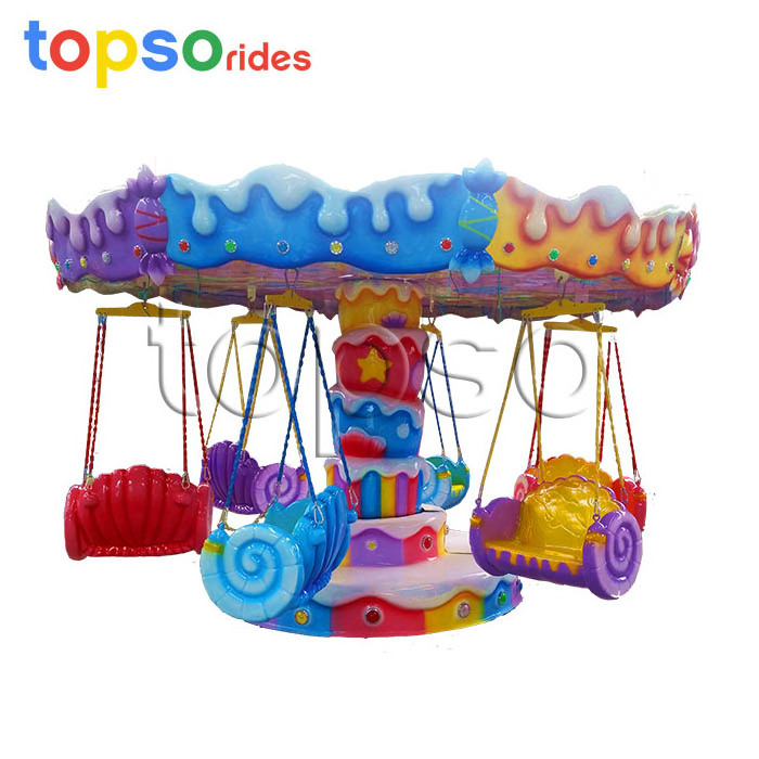 Factory direct supply funfair kids mini amusement rides flying chair with price