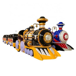 Amusement Park Shopping Mall  Dudu Fast Trackless Train Rides Kids Mini Electric Train