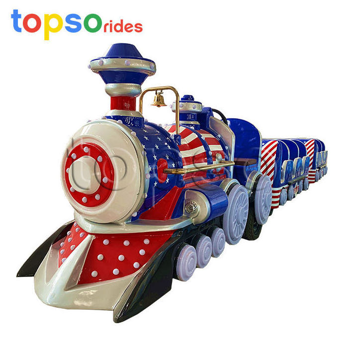 Amusement Park Shopping Mall  Dudu Fast Trackless Train Rides Kids Mini Electric Train