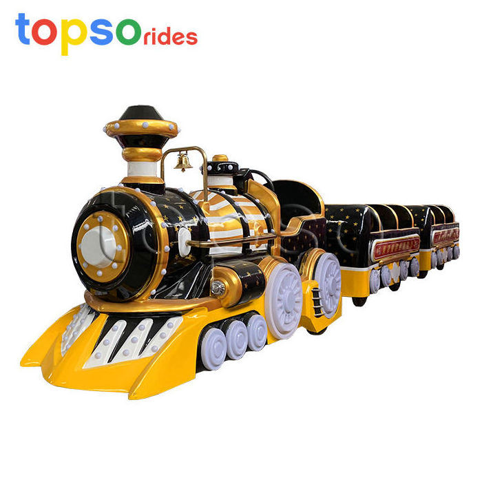 Amusement Park Shopping Mall  Dudu Fast Trackless Train Rides Kids Mini Electric Train