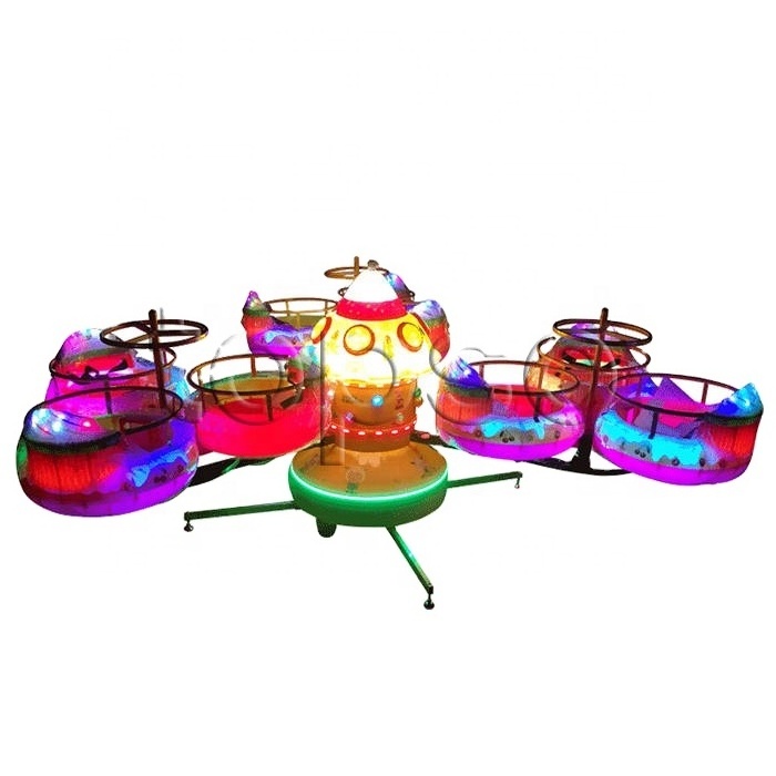 Kiddie Ride Machine Children Playground Mini Donuts Carousel Kids Carnival Rides