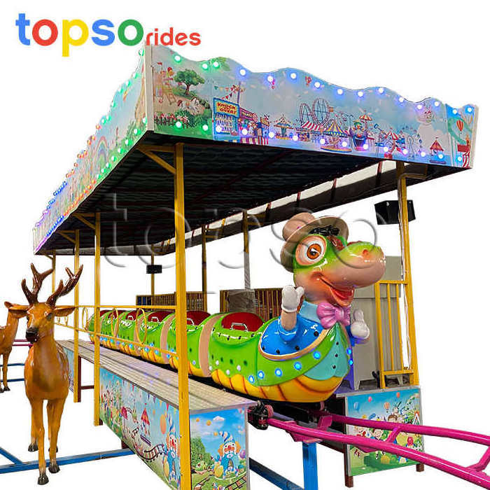 2021 New Product Luxury Fruit Worm Roller Coaster Ride For Kids And Adult