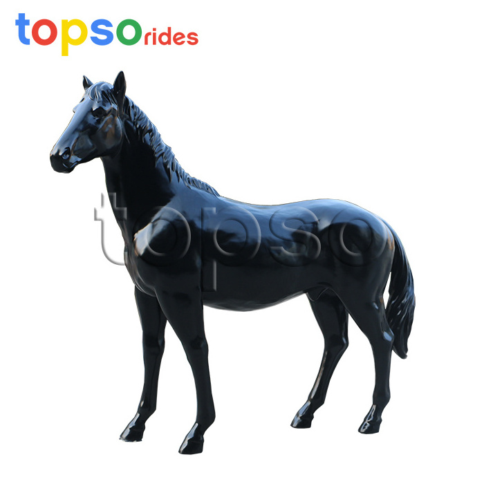 Lifesize Fiberglass Horse For Sale/Artificial Life-sized Fiberglass Horse