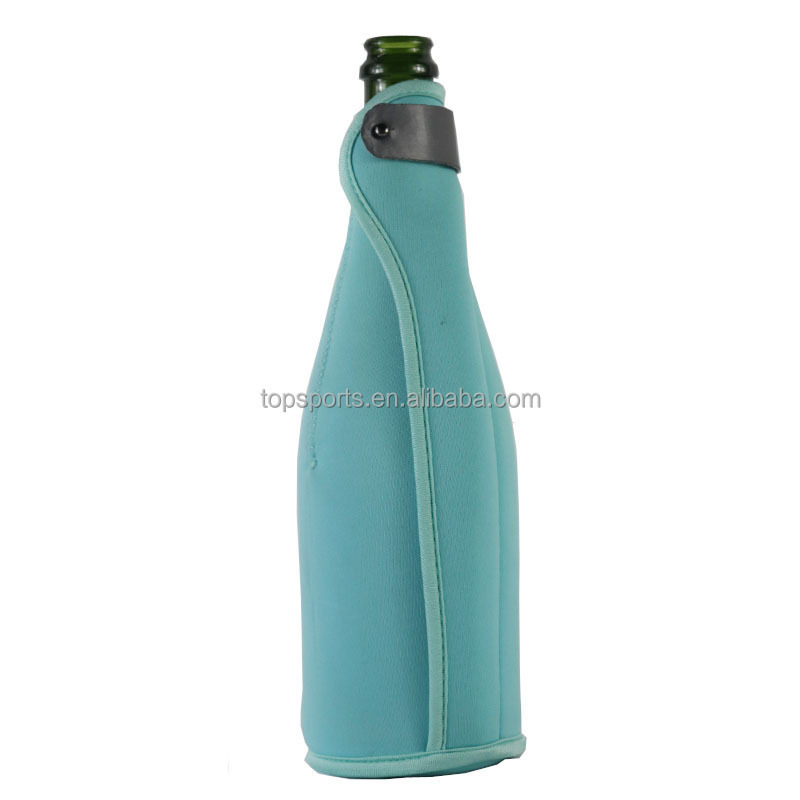 Neoprene factory directly Personalized Neoprene Champagne Bottle Holder ,Wine Cooler