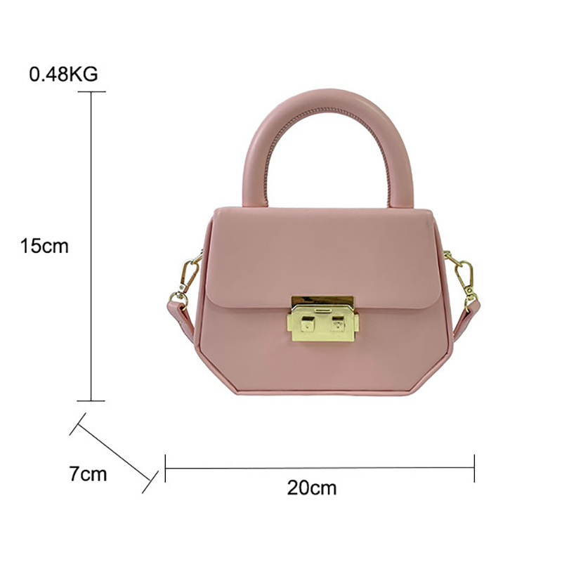 Fashion Luxury Shoulder Bags Ladies Handbag Purse High Quality Leather Frame Box Shaped Purses Pu Leather Custom Purse With Logo