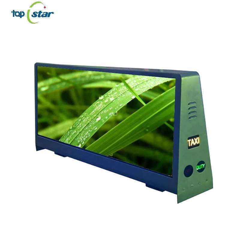 Outdoor high temperature resistant high brightness P2.5 LED display for taxi roof advertising taxi roof led display