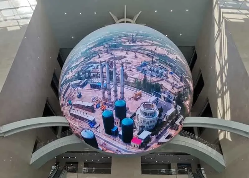 Creative LED Display 360 degree view angle Indoor Spherical Sphere Ball LED Screen Display video wall