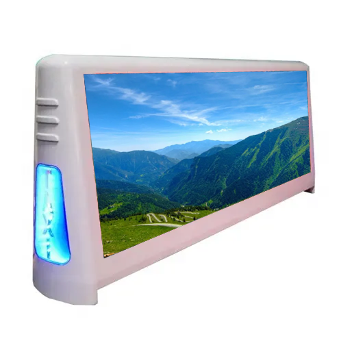 Most Popular In 2024 screen app control 3G 4G Wifi Wireless P2.5  Outdoor taxi car top led display  With Top Selling