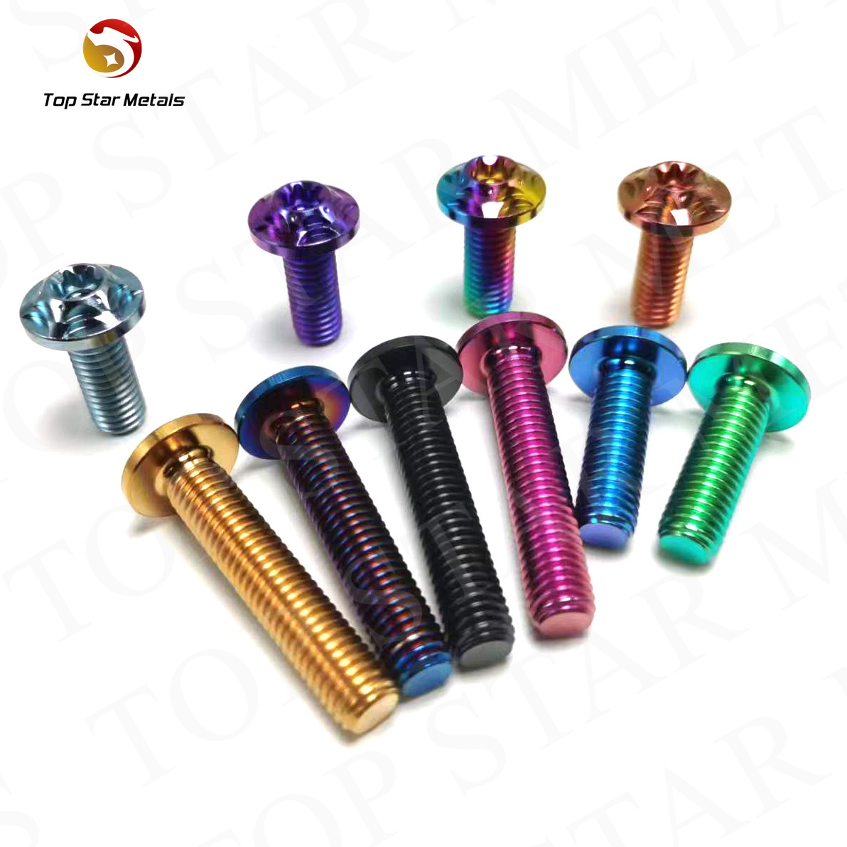 TITST   alloy umbrella head titanium screw M8x15/20/25/30/35/40mm motorcycle refitting screw