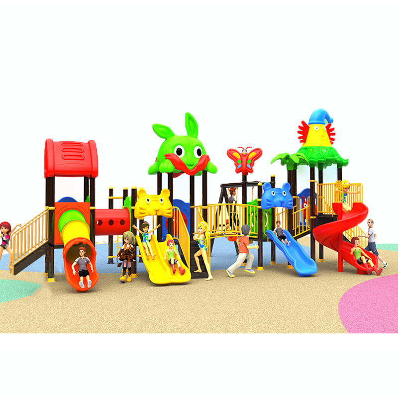 Playscape Child Play Ground Playground Equipment Slide Swing Indoor and Outdoor Plastic Slide Customizable