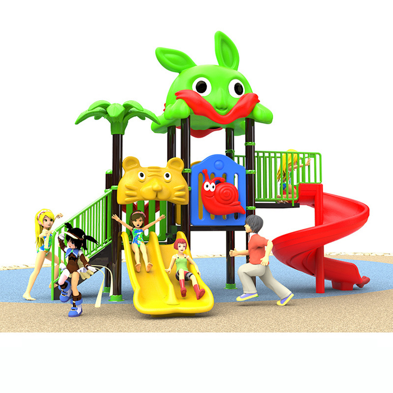 Playscape Child Play Ground Playground Equipment Slide Swing Indoor and Outdoor Plastic Slide Customizable