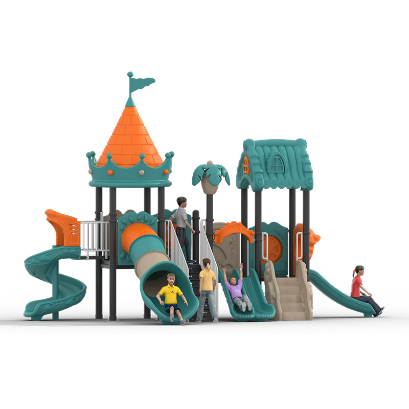 Customize New Kids School Outdoor Playground Equipment with toddler swing set play structure and monkey bars