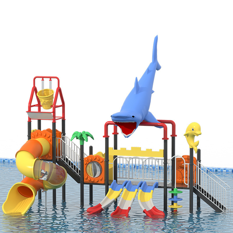 Commercial Water Playground Equipment Fiberglass Outdoor Playground Customizable Kids Playground Water Park Slide for Sale