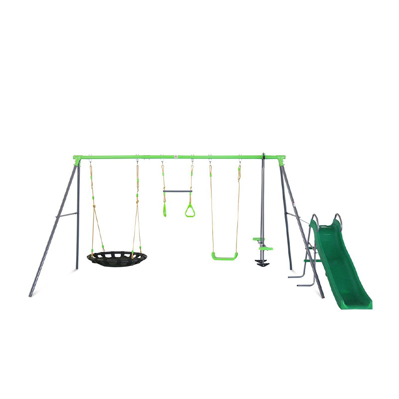 StarSky Children's Amusement Park Swing Outdoor Woodsteel Structure Equipment Suit Swing chair