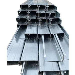 Factory high quality Galvanized structural steel c channel metal stud /Z purlin /steel prices strut U channel prices