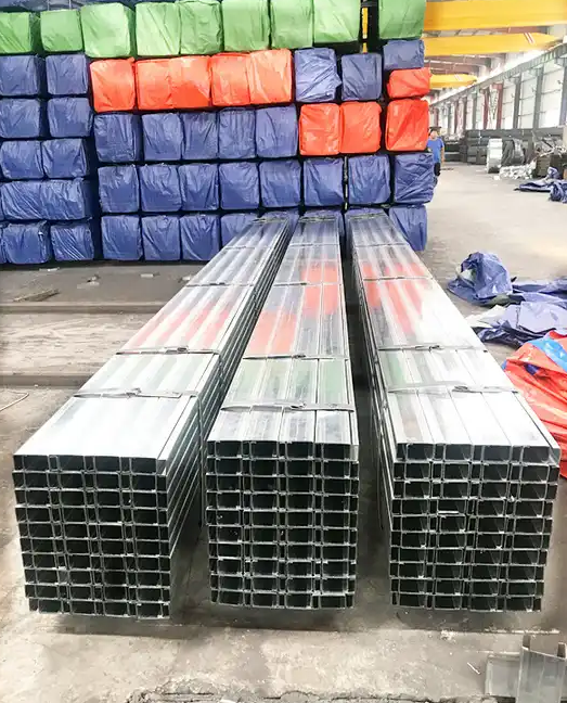 Factory high quality Galvanized structural steel c channel metal stud /Z purlin /steel prices strut U channel prices