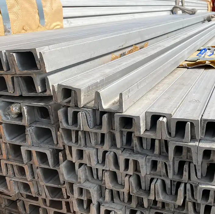 China Wholesale High Quality 300x87x9.5mm Stainless Channel Steel Price Mild U/C Channels Prices