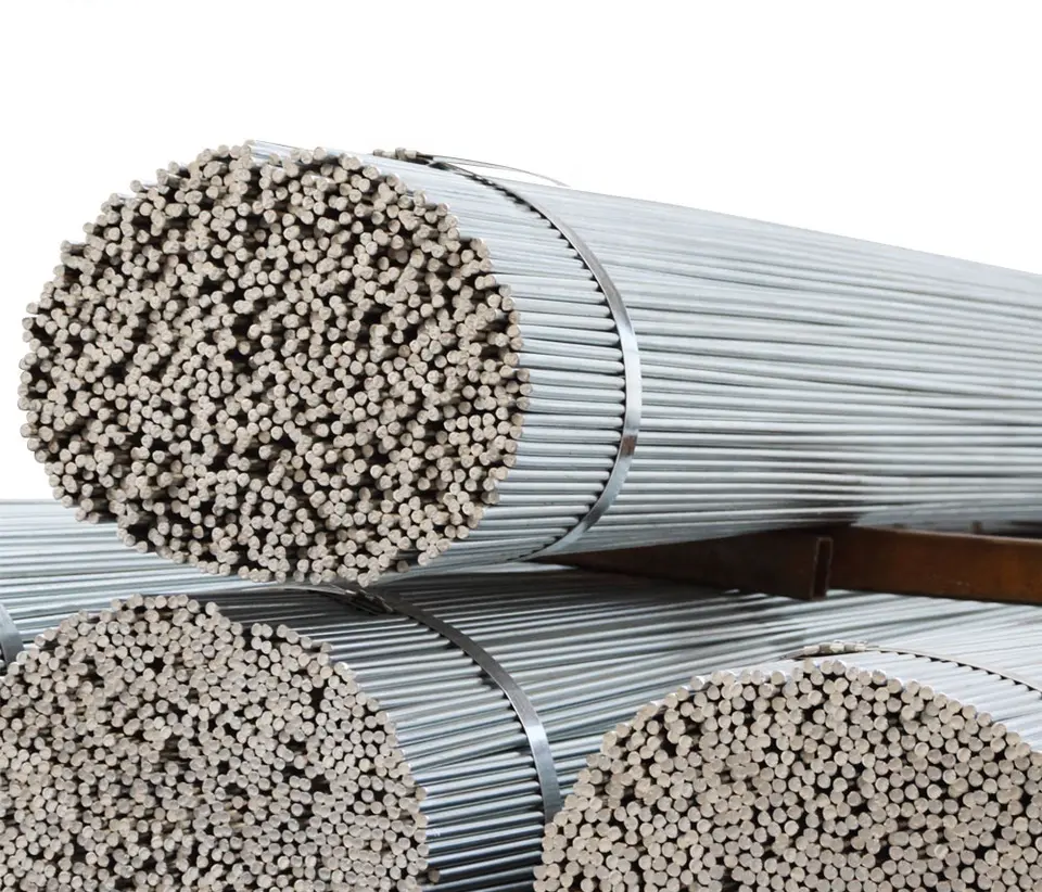 ASTM  high pure Q195  q235 galvanized iron rod zinc coated metal galvanized steel round solid bar prices