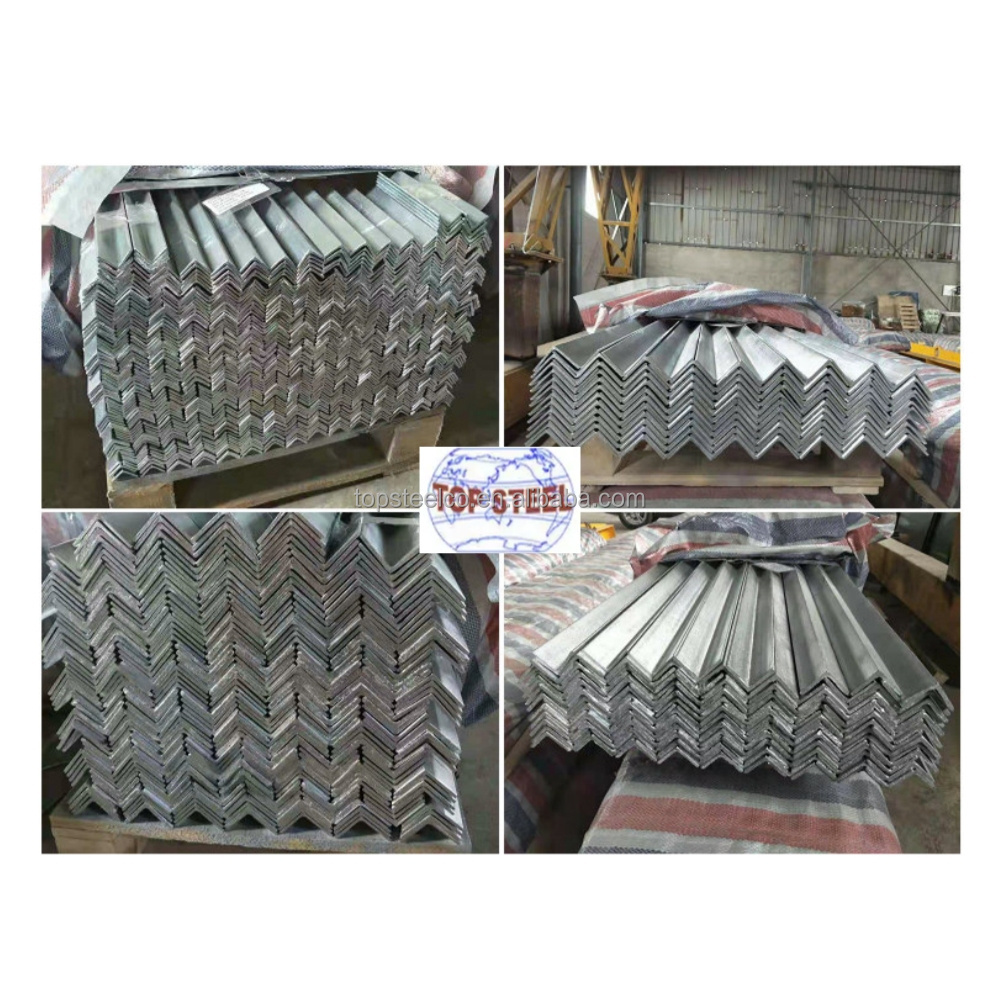 ASTM A36 A572 L section hot rolled equal steel Angles Punched unequal Angle steel Galvanized Slotted Angle Iron prices