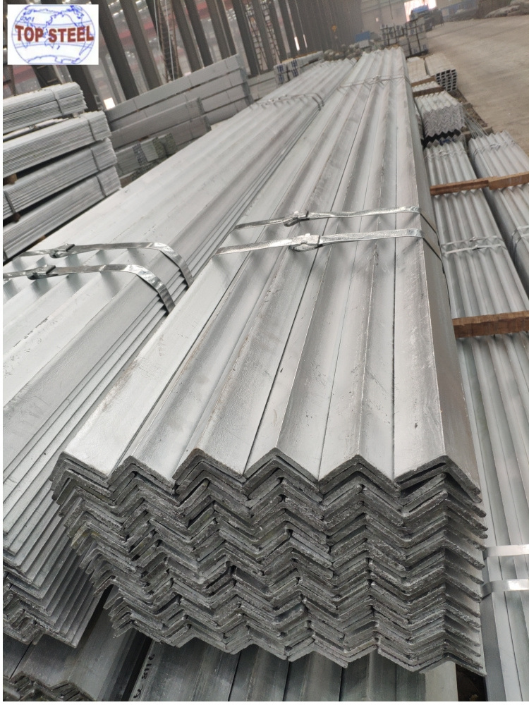 Q235 Q345 Q215 ASTM A36 hot rolled galvanized steel angles 50*50*5 L-Structural galvanized angle steel prices