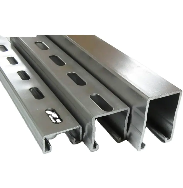 High Quality astm 2 inch hot rolled hot dip Galvanized C purlins Profile steel U/Z channel For construction prices