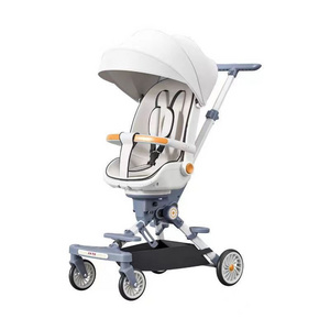 2023 New Hot Sale 4 in 1 Baby Stroller Easy One Click Folding Travel Light Weight