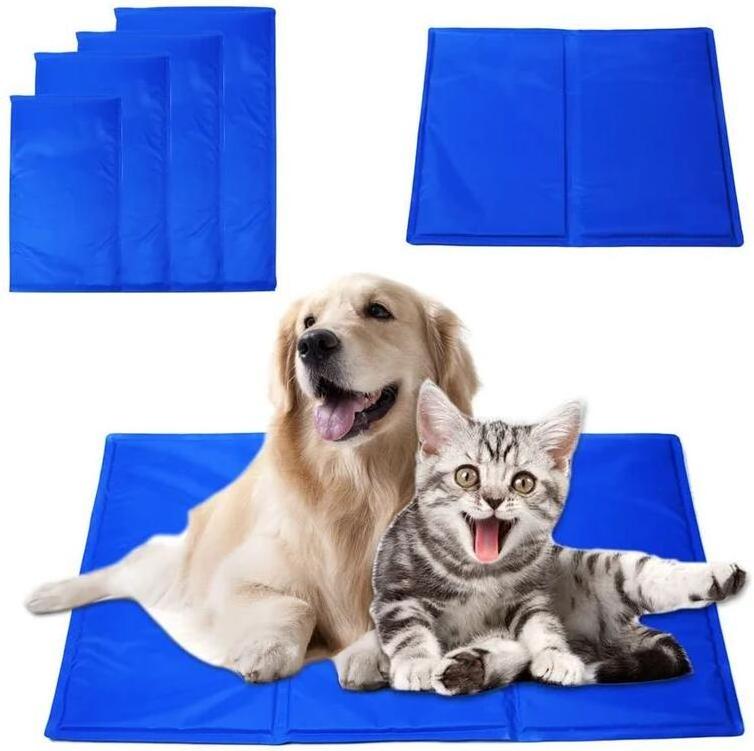 OEM custom Large Pressure Activated mat Self Cooling Gel dog Cool Mat dog bed pet pads for Home Travel and Crates