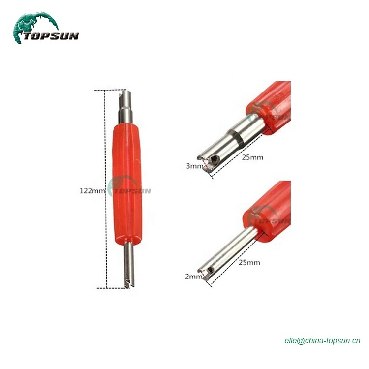 SD-05 Dual Single Head Tire Tyre Valve Stem Core Remover Tools